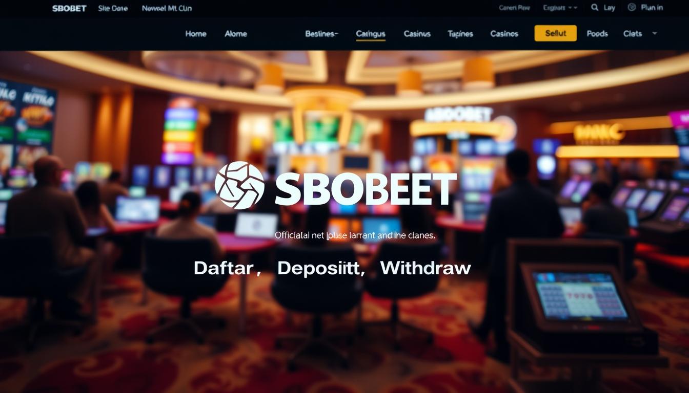 Platform SBOBET Resmi – Daftar, Deposit, Withdraw
